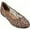 Brown, variant on Women's Ballet Flats Cut Out Round Toe Slip On Floral Ballet Lace Flats Breathable Crochet Lace Ballet Flats