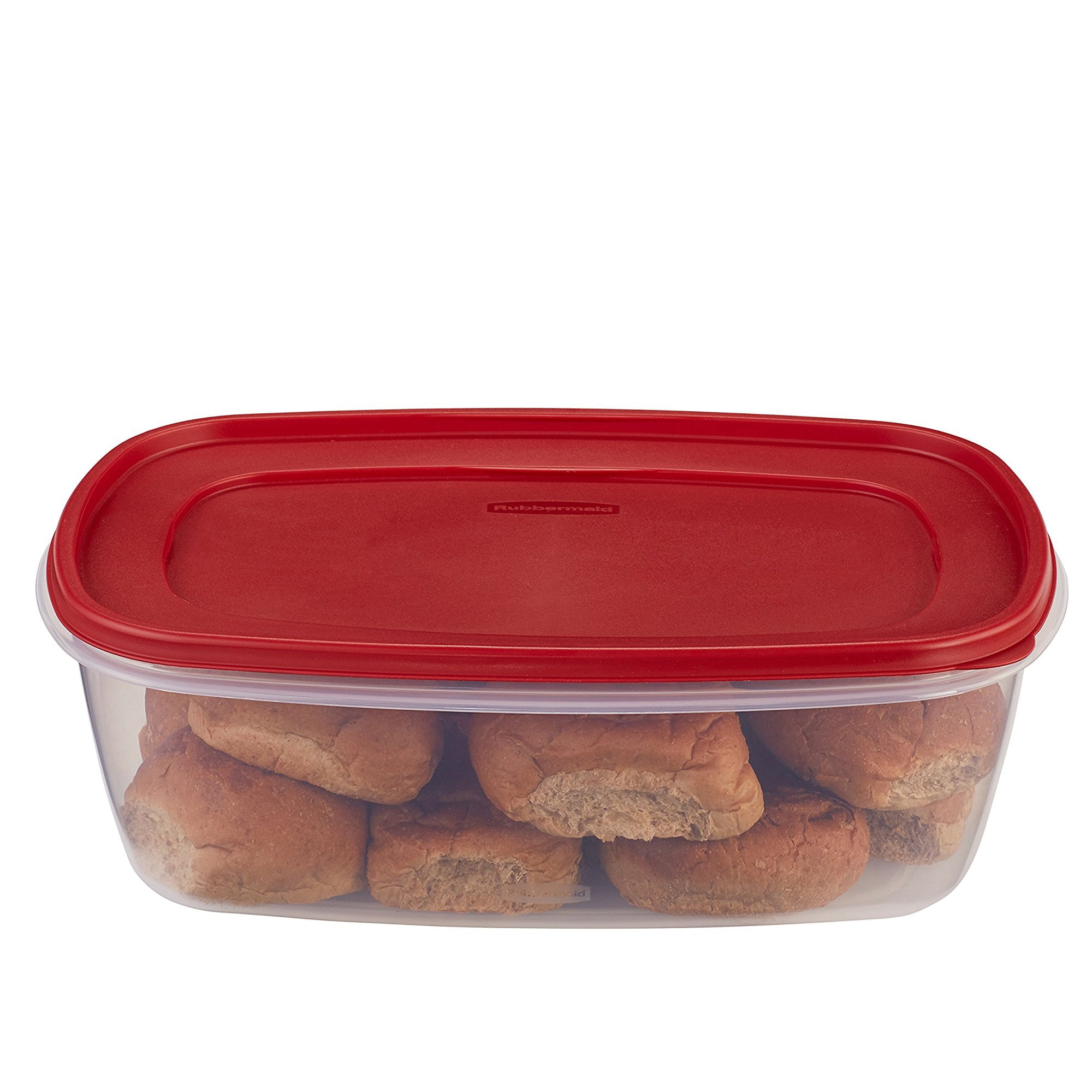 Rubbermaid 2.5 gal Clear/Red Food Storage Container 1 pk - Ace