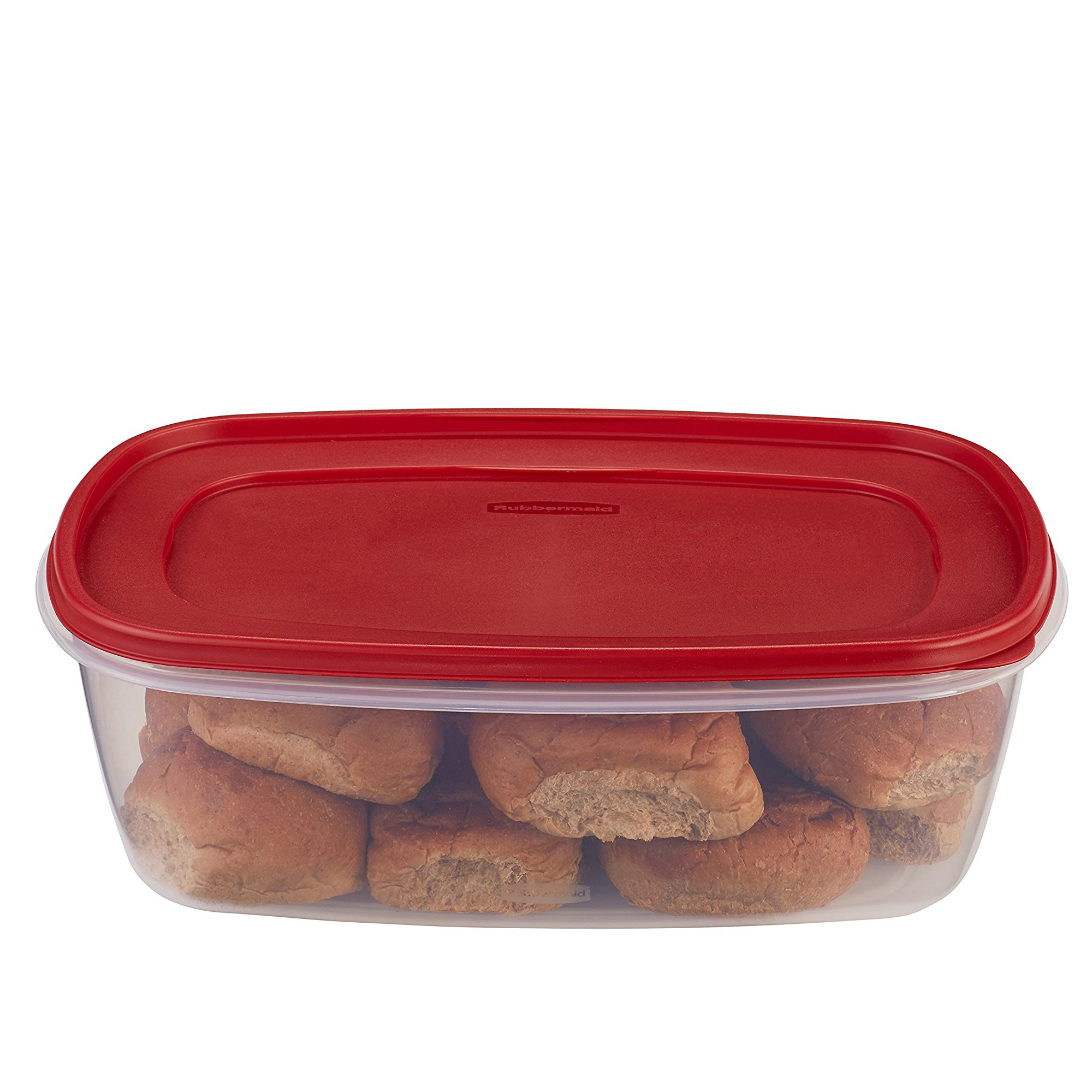Rubbermaid Easy Find Lids Food Storage Container, Large with Red Lid, 2.5 Gallon - image 5 of 8