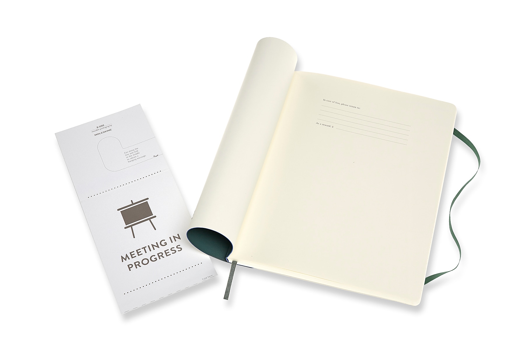 MOLESKINE PROFESSIONAL NOTEBOOK XL FOREST GREEN