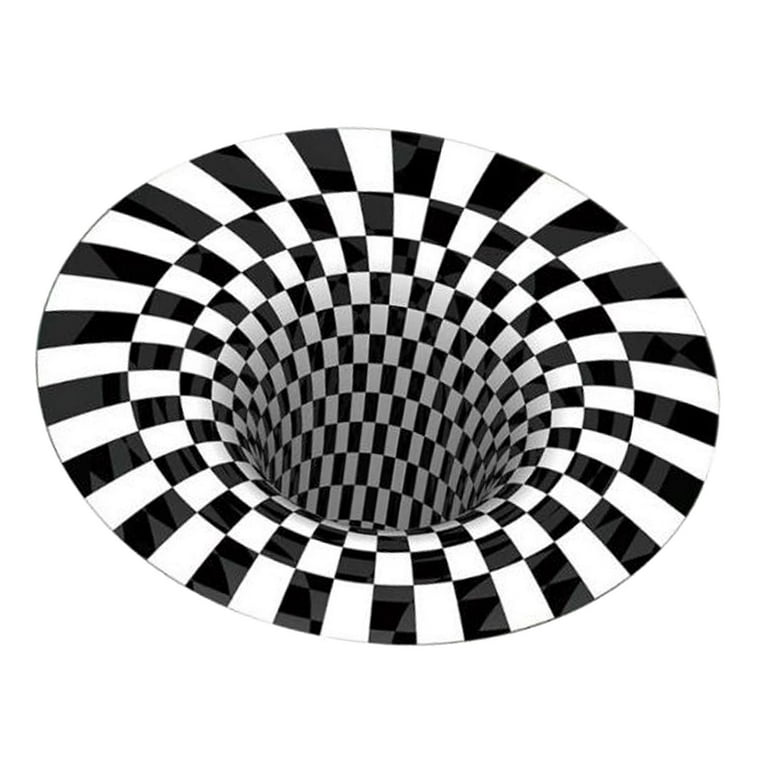 Optical Illusion Hole Rug -  shop