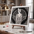 thumbnail image 2 of DIY Pearl Diamond Painting Art Kit 12 x 12 Inch, 5D Rhinestone Craft Set with Stretched Canvas for Home Wall Decor, 2 of 8