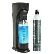 Drinkmate Sparkling Water and Soda Maker Kit, Carbonates ANY Drink, with 60L CO2 Cylinder