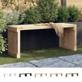 thumbnail image 2 of vidaXL Patio Bench Extendable Garden Bench Outdoor Seating Solid Wood Pine, 2 of 6