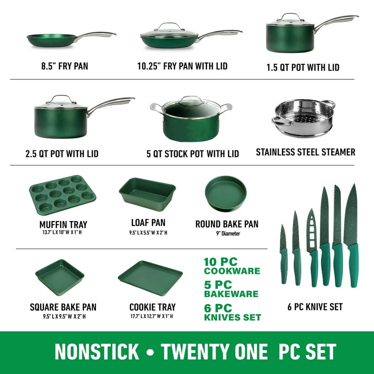 Granitestone 10 Emerald Nonstick Frying Pan 
