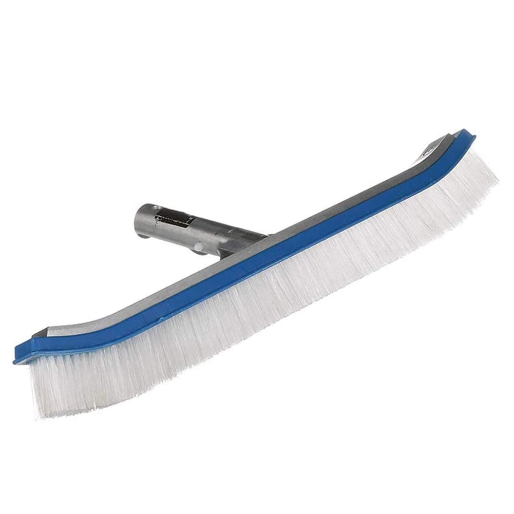 18 Inch Curved Swimming Pool Brush Cleaning Tools Pond Spa Wall Floor