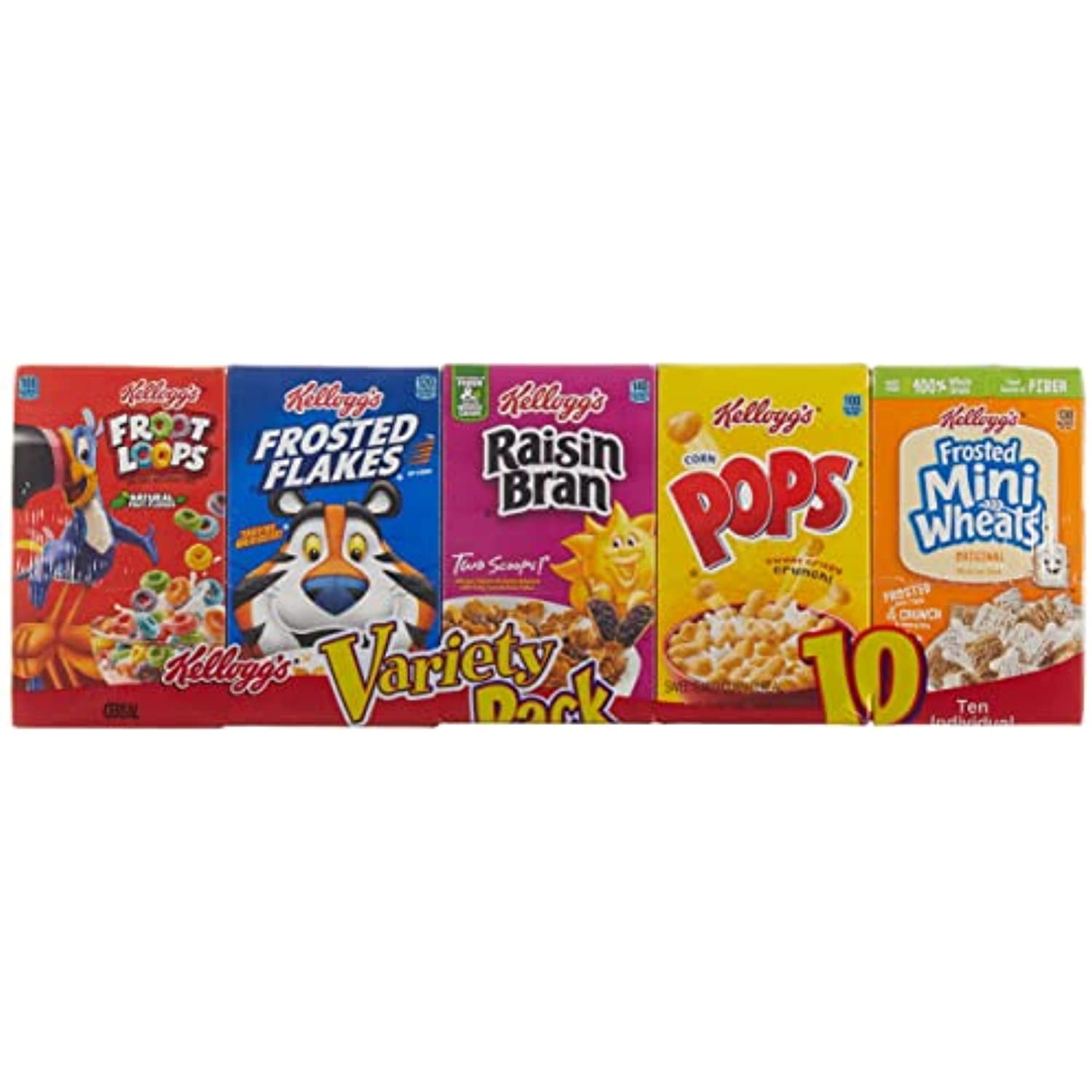 Kelloggs Corn Flakes Special K Assorted Variety Pack, 10 Ct