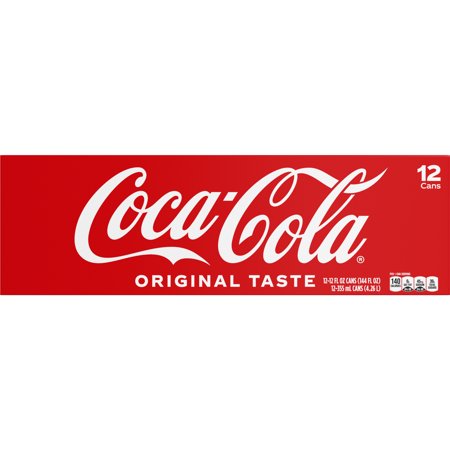Coca-Cola Soda Pop Fridge Pack Cans, 12 fl oz, 12 Pack