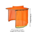 thumbnail image 2 of Slccxzc Hard Hat Sun Shade High Visibility Sun Visor Neck Shade with Reflective Strip for Construction Work (Hard Hat Not Included), 2 of 7