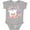 AC-Heather Grey, variant on Inktastic First Birthday Cute Llama Cake Boys or Girls Baby Bodysuit