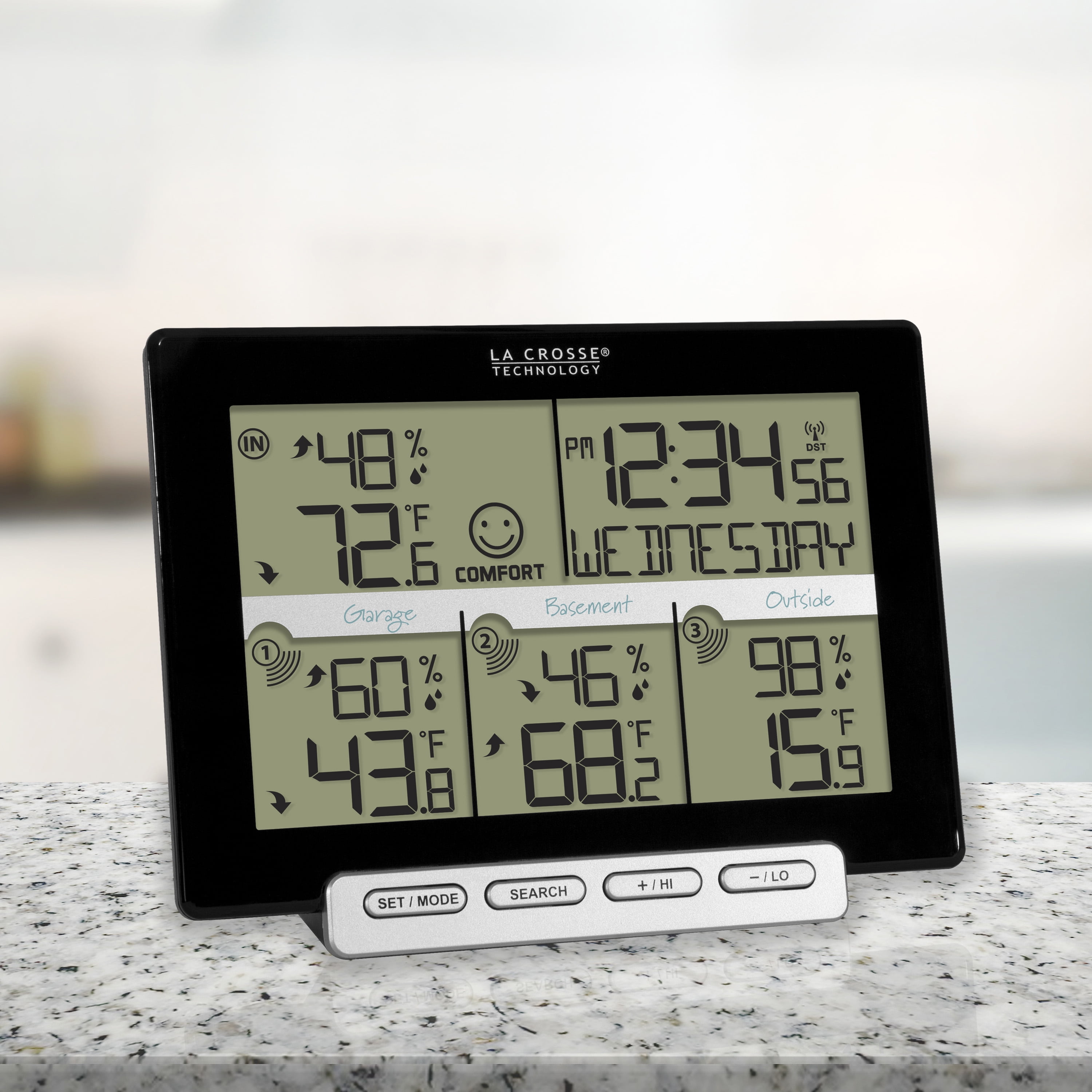 La Crosse Technology 3-Channel Wireless Digital Weather Station, 308-1412-3TX