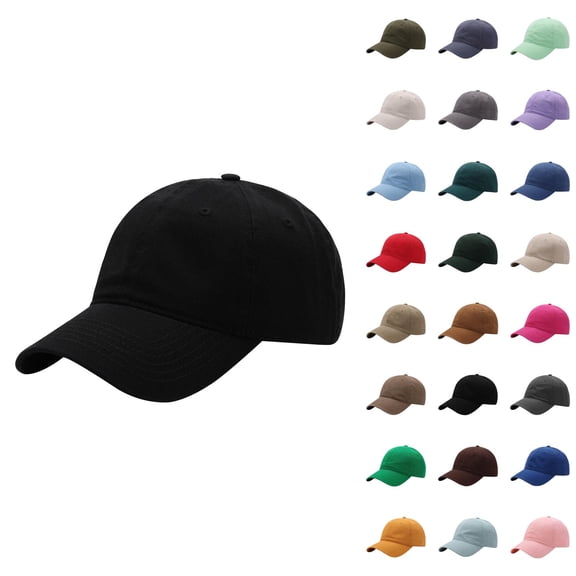 Classic Plain Baseball Cap for Men Women Summer Breathable Dad Hat Sun Hats