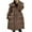 Yellow Coat for Womens, variant on jtjvou Women's Winter Long Puffer Coats Zip Up Casual Thickened Down Jackets Trendy Warm Overcoat with Pockets Pink S