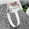 thumbnail image 4 of Natural Rose Quartz - Madagascar 925 Sterling Silver Ring s.8 Jewelry DGR1110_F_8 R-1020, 4 of 7
