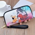 thumbnail image 4 of Coofit Coin Purse Casual Zipper Print Shell Phone Clutch Wallet Change Purse for Ladies, 4 of 8