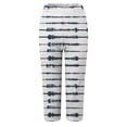 thumbnail image 5 of YDFCWXW Womens Cute Printed High Waisted Cropped Capri Leggings Tummy Control Knee Length Stretch Cropped Yoga Pants Dark Blue, XXL, 5 of 5