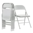 thumbnail image 2 of CazToi Portable Metal Frame Folding Chairs Set of 4 for Home & Party, 2 of 7