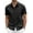 Black, variant on COOFANDY Dress Shirts for Men Summer Short Sleeve Light Weight Collared Formal Business Meeting Shirts with Pocket