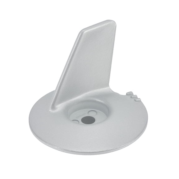 Zinc Trim Tab Anode for Mercury Outboard Motor 8-9.9HP, Boat Motor Trim Tab Anode 853762T01/822157T2, Zinc Anode for Trim Tab