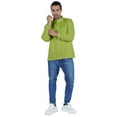 thumbnail image 2 of Atasi Indian Mens Short Kurta Henley Shirt Long Sleeve Mandarin Collar Shirt, 2 of 7