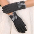thumbnail image 6 of Womens Gloves Winter Touch Screen Texting Gloves for Women Fleece Lined Thick Warm Gloves, 6 of 7