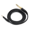 thumbnail image 1 of Ccdes Extensión de cable de audio estéreo, cable de audio de alambre de cobre OFC Cable auxiliar Cable de audio auxiliar para auriculares Technica M40X para auriculares Technica, 1 of 8