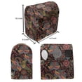 thumbnail image 4 of Jacobean Stand Mixer Cover, Vintage Jumble in Warm Tones Floral Motifs Garden Art, Kitchen Appliance Organizer Bag Cover with Pockets, 5 Quarts, Dark Brown Multicolor, by Ambesonne, 4 of 4