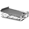 thumbnail image 2 of simplehuman 14 inch Pull-Out Kitchen Cabinet Organizer, Heavy-Gauge Steel Frame, 2 of 3