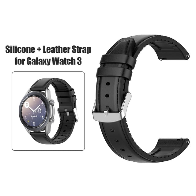 Correa para Samsung Galaxy Watch 3 45mm Amazfit GTR 2 pulsera Likrtyny de cuero de silicona