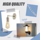 thumbnail image 5 of Lámpara de Pared Industrial Matsuzay 2 Piezas LED Vintage para Dormitorio Plata, 5 of 6