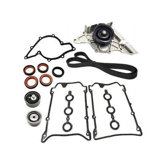 Engine Timing Belt and Water Pump Kit - Compatible with 1998 - 2005 Volkswagen Passat 2.8L V6 DOHC 30V AHA ATQ 1999 2000 2001 2002 2003 2004