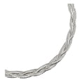 thumbnail image 2 of JOYARIS Pulsera Dama Esclava Trenzada Florentina Plata Ley 925 Talla Largo/Ancho: 19 cm x 4 mm PT-0000596, 2 of 4