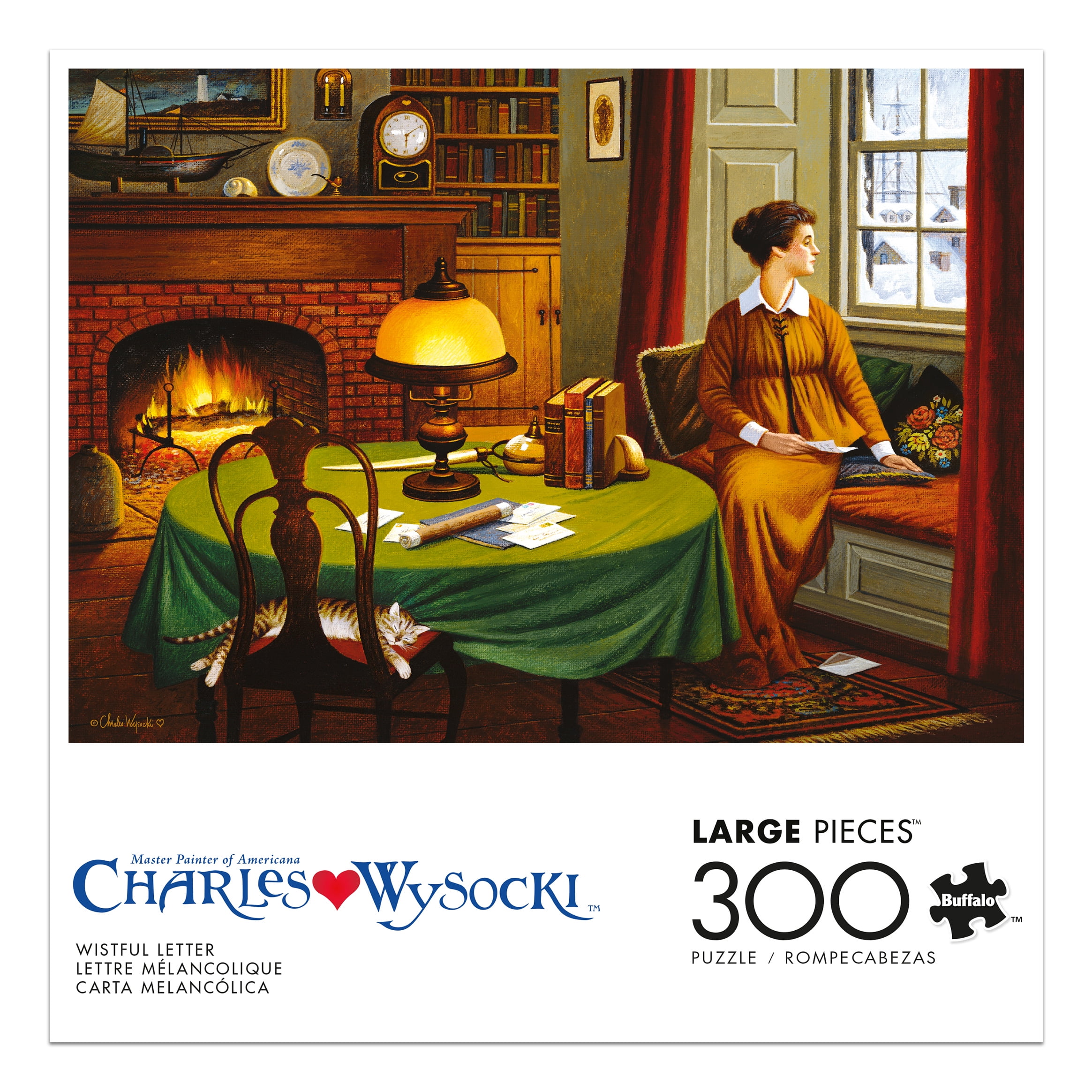 Buffalo Games Wistful Letter 300-Piece Interlocking Jigsaw Puzzle for Adults Ages 14-99 Years