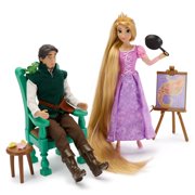 Disney Store Official Rapunzel Classic Doll Gift Set - Tangled Play Set - Disney Princess Toys Playset Featuring Rapunzel, Flynn Rider, Maximus, Pascal Dolls with Accessories