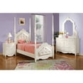 thumbnail image 3 of ACME Miroir Ovale Perle en Blanc Perle et Or, 3 of 3