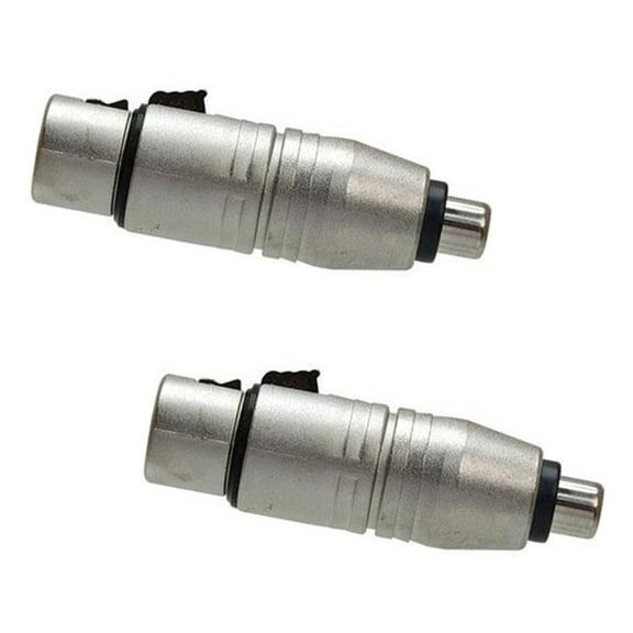Hosa Technology 2x GXF-132 Analog Audio Adaptor RCA to Female 3-Pin XLR Adaptor