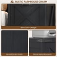 thumbnail image 6 of 2 Drawer Small File Cabinet, Farmhouse Vertical Filing Cabinet Fits Letter and A4 Size, Under Desk Wooden File Cabinets for Home Office, Printer Stand, Black, 6 of 16