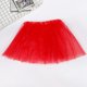 thumbnail image 3 of Gibobby Plisado Mini Falda De Las de moda corta de color sólido de talla grande para mujer(Rojo, A), 3 of 4