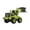 Green, variant on syligr Alloy Forklift Toy for Toddlers Ages 2-4 Construction Vehicle Models 7 Inch Pull Back Car Simulation Loader Dump Truck Yellow Orange Green White ABS Plastic Gift for Boys
