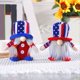 thumbnail image 5 of Decoración de Gnomos del 4 de Julio - Regalo de Decoración Patriótica Roja, y Azul - Centros de Mesa del Día de la Independencia para Decoración de Mesas, 5 of 5