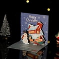 thumbnail image 6 of PayUSD 6 Pack Christmas Cards 3D Pop Up Greeting Cards With Envelope And Note Tag Santa Xmas Tree Snowman Holiday Cards Christmas Holiday Gifts, 4.3"x4.3", 6 of 8