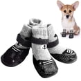 thumbnail image 7 of New Rain Snow Boots Anti-Slip Pet Supplies Waterproof Pet Boots Shoes Socks Cats Dogs Rubber Socks Small Puppy Sock Shoes BLACK M, 7 of 7