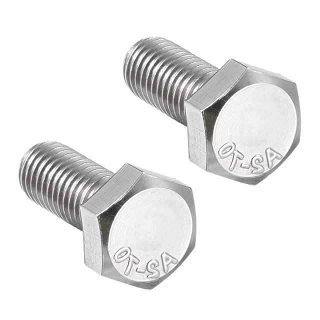 Tornillos de cabeza hexagonal M8 de 20mm en acero inoxidable 304, 2 piezas