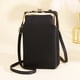 thumbnail image 1 of Monedero cruzado para teléfono móvil práctico Mini multiusos de moda portátil ligero PU cartera de hombro para llaves de tarjeta señoras niñas mujeres Hugo monedero del teléfono, 1 of 9