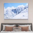 thumbnail image 4 of Póster de lienzo de la cumbre de las montañas nevadas, decoración de dormitorio, paisaje deportivo, decoración de oficina, regalo, estilo marco, 12 x 18 pulgadas (30 x 45 cm), 4 of 8