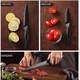 thumbnail image 2 of Juego De Cuchillos De Cocina Multifuncional,acero Inoxidable Negro Malubero Malu1316, 2 of 3