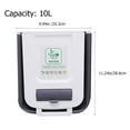 thumbnail image 2 of OULII Hanging Kitchen Garbage Bin Foldable Plastic Compost Container with Rounded Edges for Home, 2 of 8