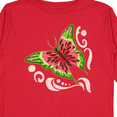 thumbnail image 4 of Inktastic Watermelon Butterfly Boys or Girls Long Sleeve Toddler T-Shirt, 4 of 5