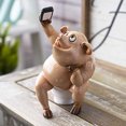 thumbnail image 1 of Summit Collection Creative Risa caprichosa Figurina Adornos novedosos decoración de la mesa Polyresin Piggy Figurine (Cerdo selfie) SUMMIT COLLECTION Ver descripción, 1 of 2