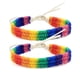 thumbnail image 1 of Xiao Hua Pulsera de arcoíris de 2 piezas, pulsera de hilo de la amistad tejida a mano, pulsera de tamaño ajustable,, 1 of 5